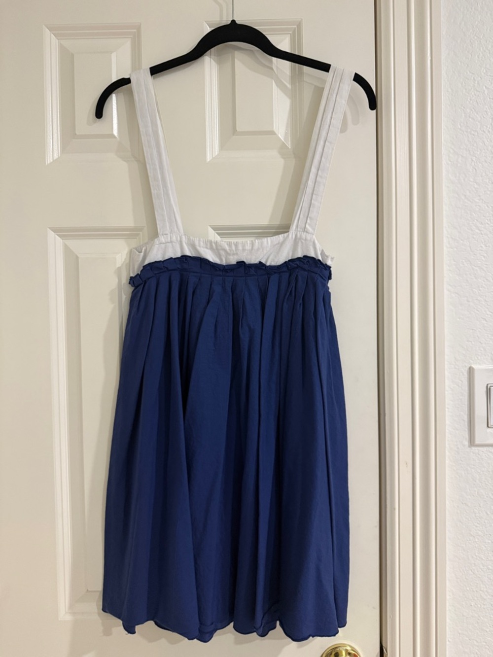Cotton Skirt with Suspenders